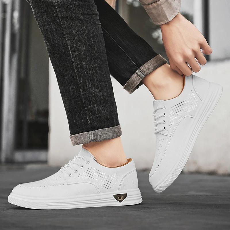 Fashion New Mens Casual Shoes British Style Fashion Breathable Formal Business Daily Urban Shoes for Male Dress Sneakers Plus Size 48