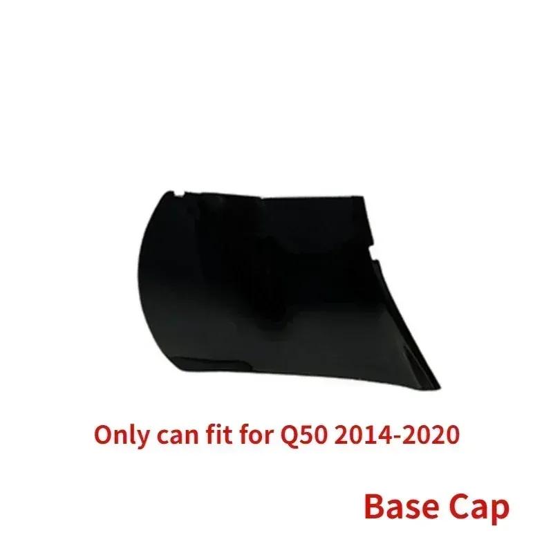 Side Rearview Mirror Lens Cover Frame Lower Shell Base Cap For Infiniti Q50 Q50S Q70 2014- Q60 QX30 16-20