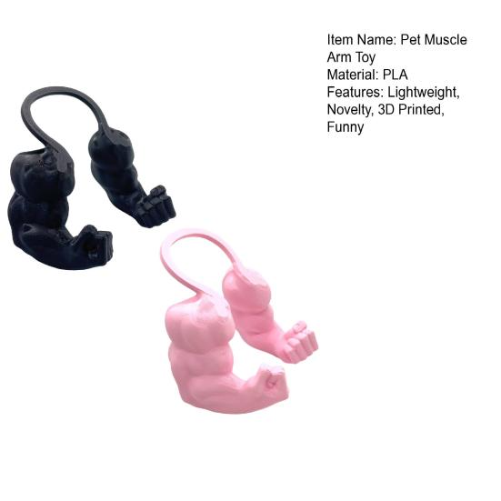 2Pcs Cat Muscle Arm Costume 3D Printed Cat Neck Arm with Muscle Superhero Cosplay Costume Accessory for Parties Photos Entertainment