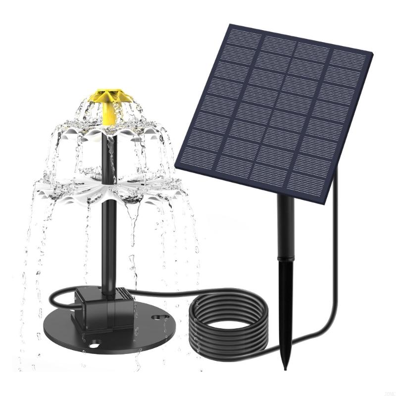 Solar Powered Water Pumps For Bird Baths Multiple Sprays Option Easyly Install Solars Garden Pumps J0MC