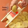 Potato Grid Wave Slicer & Scraper – Household Knife for Potato Chips.