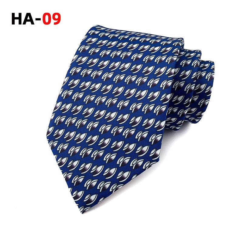 Mode Retro Druck Imitation Seide Stoff Herren Krawatte