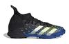 adidas PREDATOR Abrasion Resistant Breathable Mid Top Kids' Soccer Shoes Black Blue Kids' FY0624