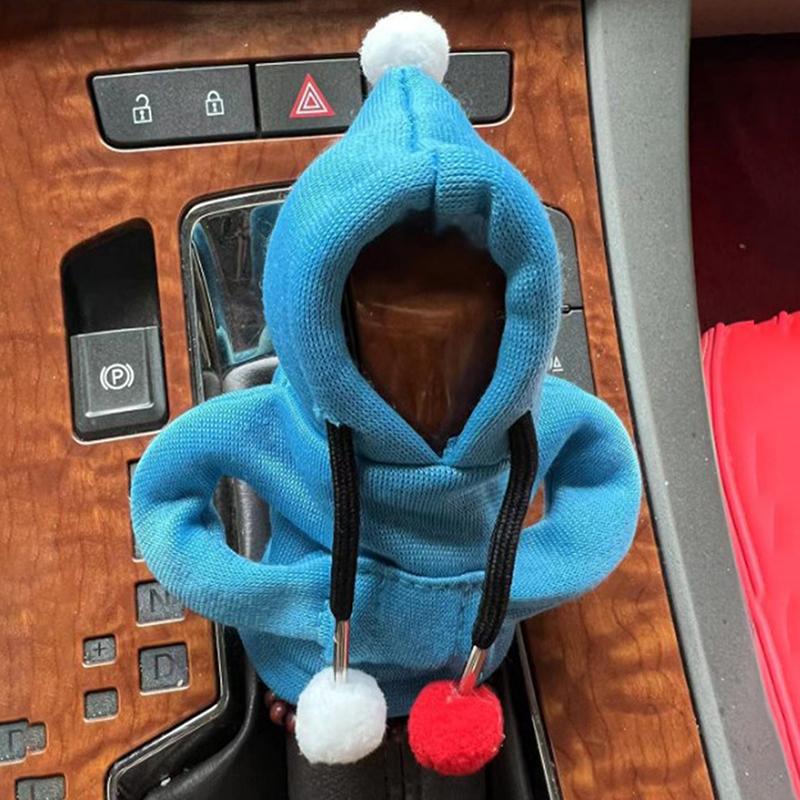 Felpa con cappuccio Copri cambio per auto Felpa con cappuccio cambio moda Copri pomello cambio per auto Maniglia manuale Felpa cambio Copri leva cambio