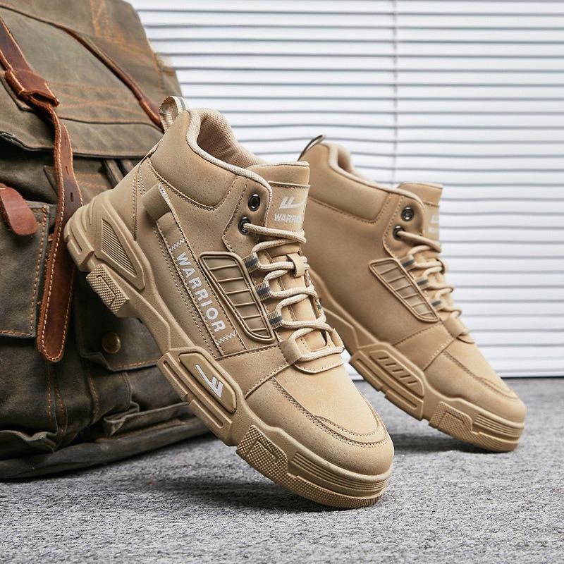 Men's shoes Martin boots summer new high-top outdoor tooling shoes hiking shoes men's sports boots