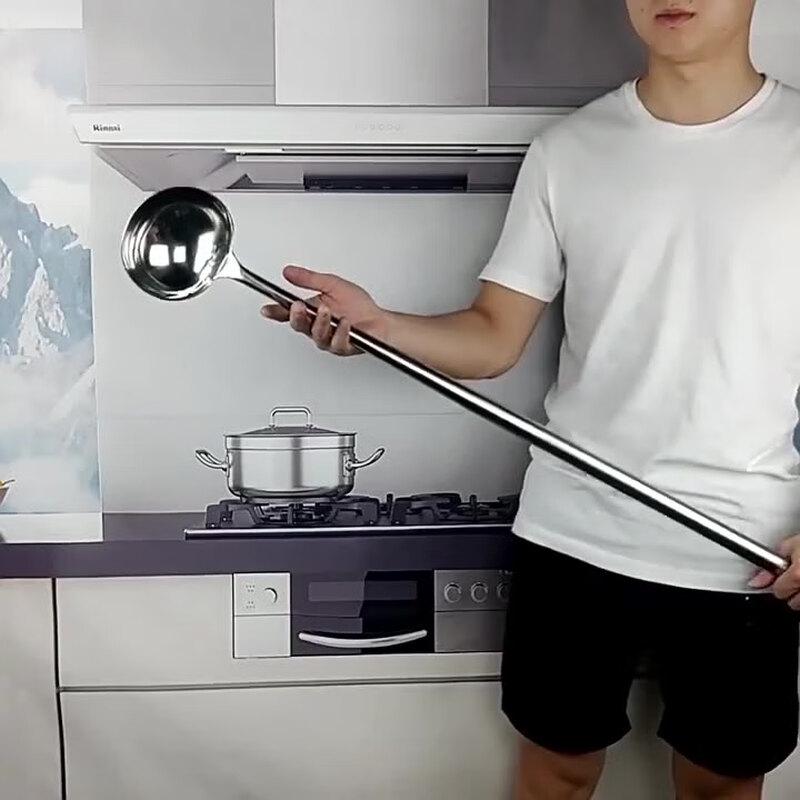 

Diruien Stainless Steel Long Handle Wok Ladle