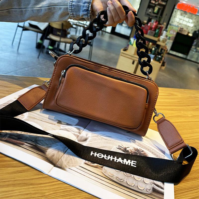 XDLM Soft Leather Crossbody Bag