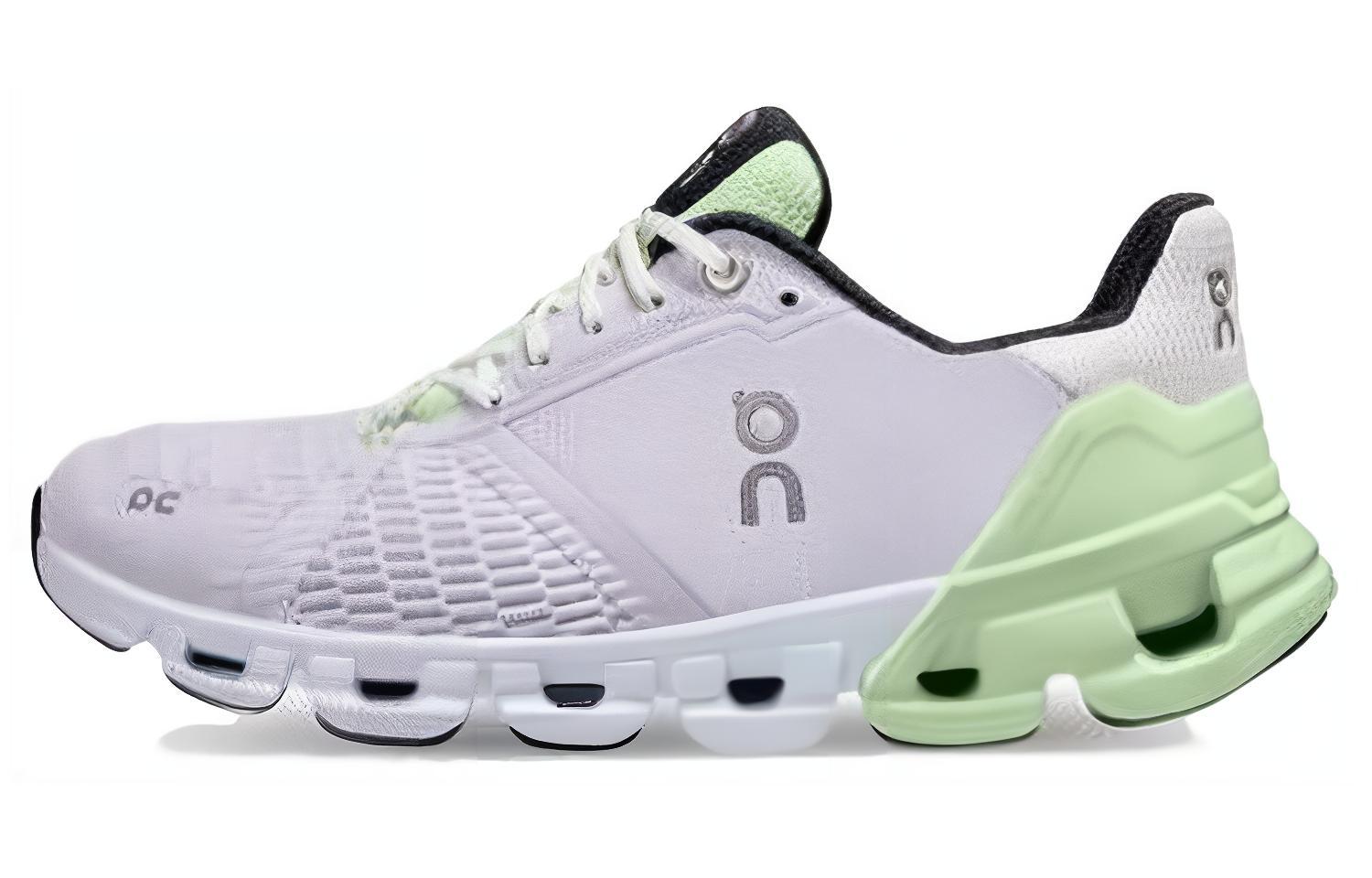 

On Cloudflyer Abrasion Resistant Breathable Low top Running Shoes Women s White Green 21.99031