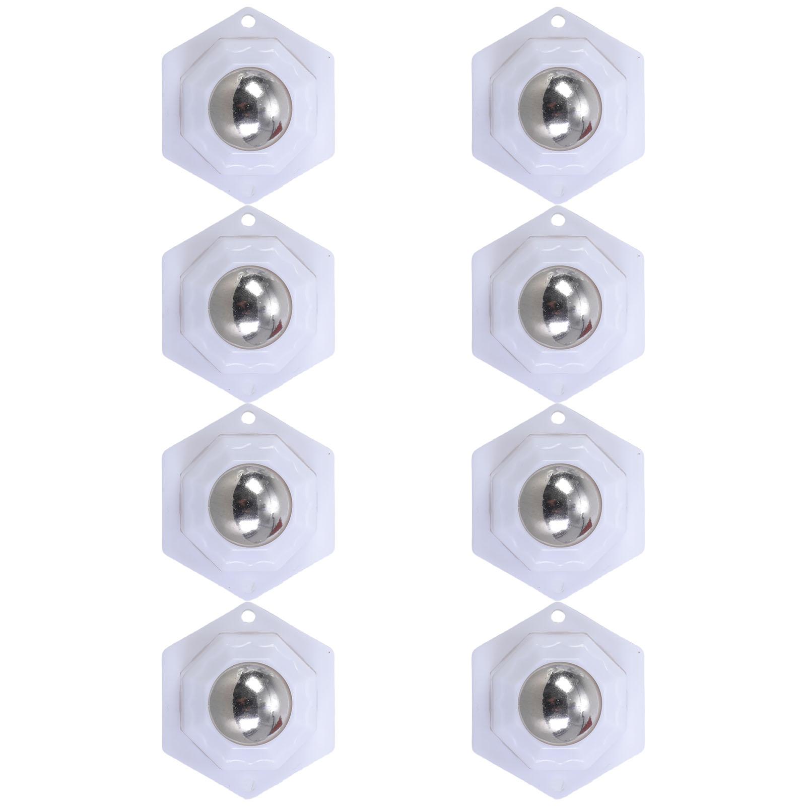 

Упаковка из 8 портативных прочных круглых роликов с клейкой основой, мебельные колеса, удобные для легкого перемещения и плавного качения