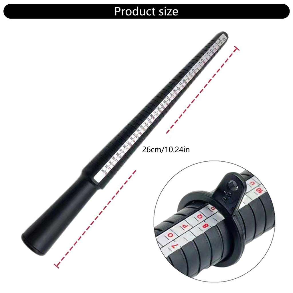 3/4/6/7Pcs Rings Sizer Measuring Tool Rings Mandrel Rings Measurement Tool, Men Women Finger Gauge Jewelry Making