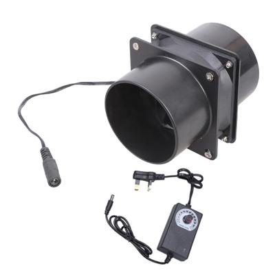 8cm 12V 0.4A Abluftventilator Leiser Rohrabsauger Lüftungsabluftgebläse Ventilator mit Geschwindigkeitsregelung