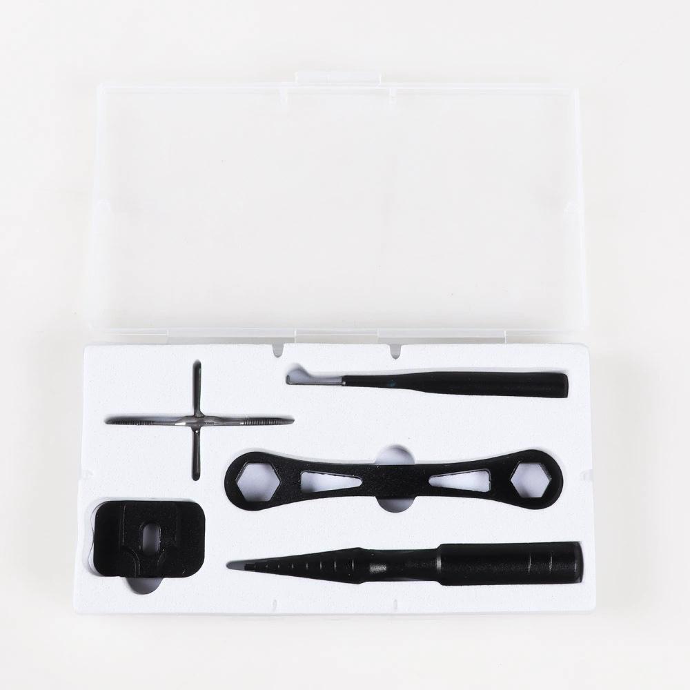 Lure fishing reel maintenance tools, spool bearing pin remover, repair and disassembly wrench set, baitcasting reel modification