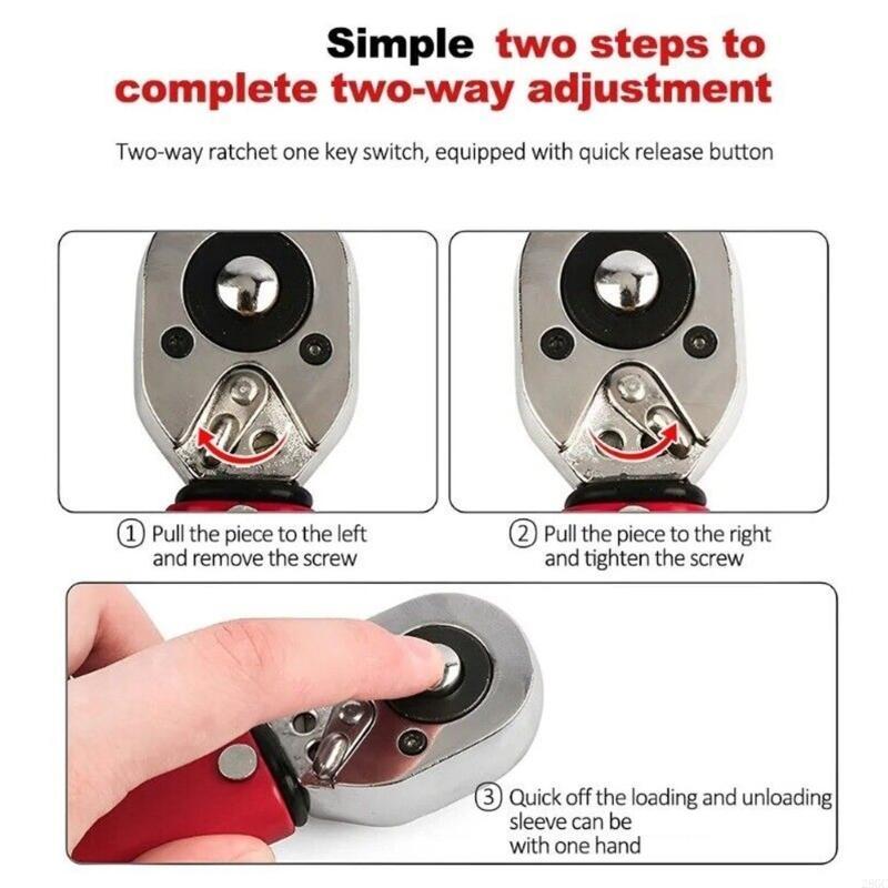 28GC Multifunction Torque Wrench Heavy Duty Tire Torque Wrench Multiple for Repair Man
