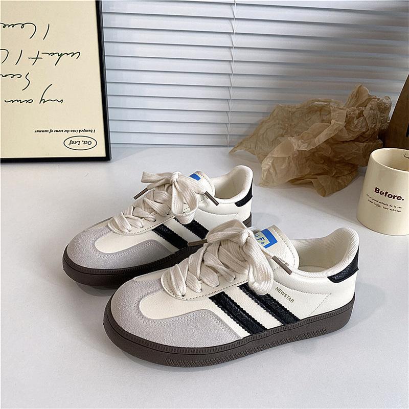 Korean Version of Retro German Training Shoes Summer Little White Shoes Ins Trendy Versatile Niche Little White Shoes Student Sports and Leisure Boa