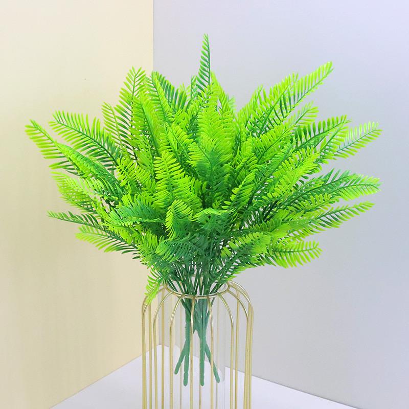Synthetic Fern Leaf With Durable Plastic For Wedding Decor And Props Photography