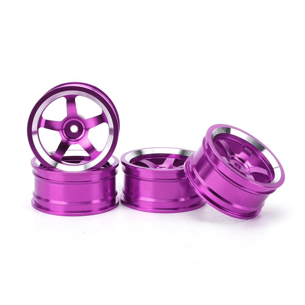4Pcs 1 10 Aluminum Alloy Wheel Hub Accessory RC Parts Fit for HSP 94123 Touring Drift Car