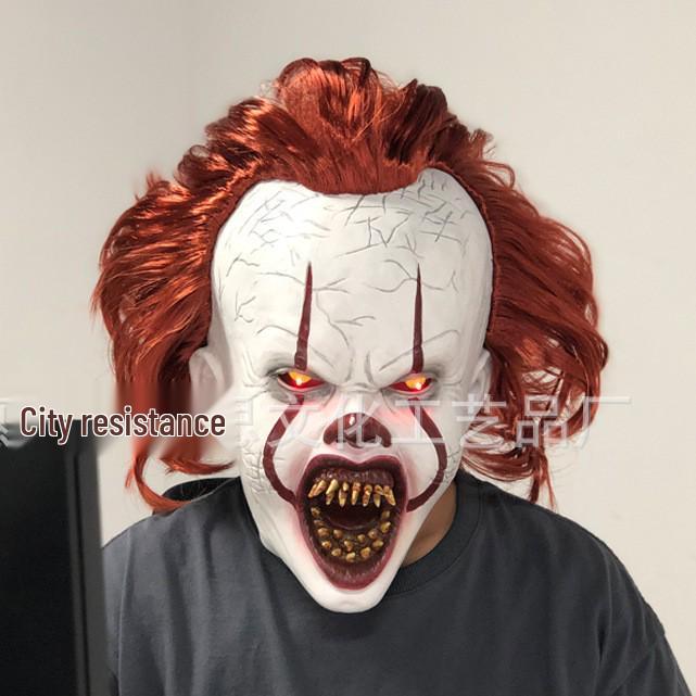 Maschera da Clown in Lattice Luminosa a LED - Edizione Horror di Halloween