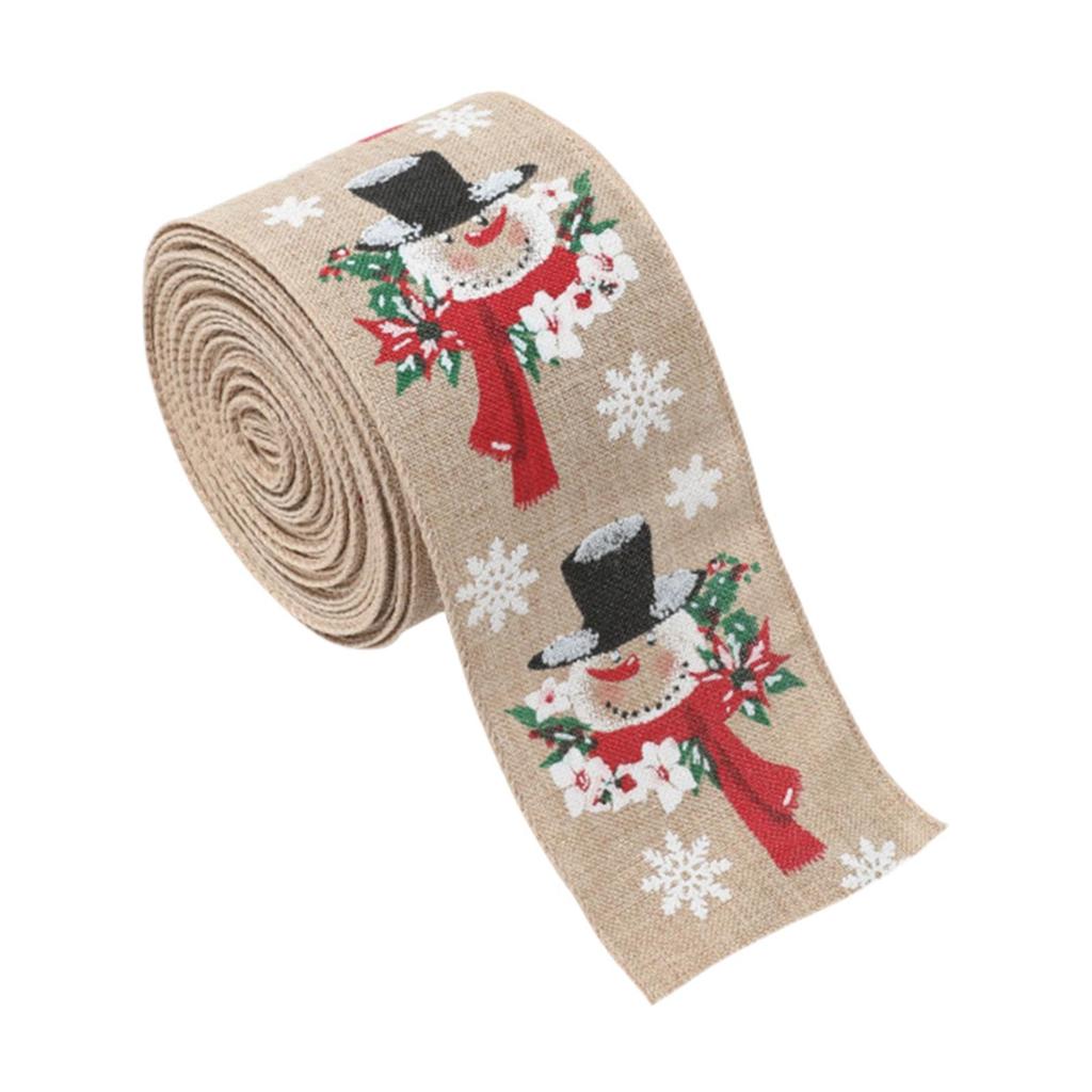 Christmas Ribbon Gift Box Fashionable Holiday Decorative Satin Band for Bouquets Wedding Festivals Sewing Craft Party Favor