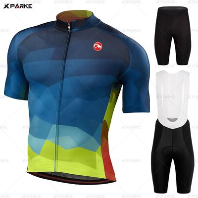 Seturi Tricou Ciclism Bărbați Îmbrăcăminte Ciclism Vară Haine Echipă MTB Mânecă Scurtă Uniformă Trisuit Ropa De Hombre