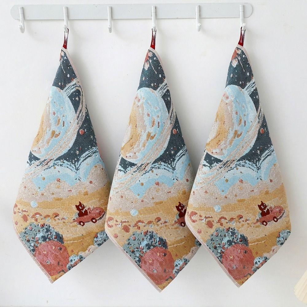 Quick Dry Kitchen Towel 4 Layer Cotton Gauze Pure Cotton Dish Cloth Tea Towel  Home Restaurant