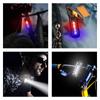 USB Recharge LED Flashlight Work Light Keychain Flashlight for Police Shoulder Clip Lights Warning Flashing Light Outdoor Lamp