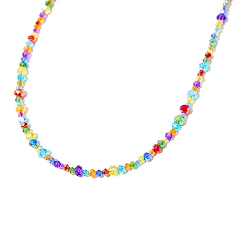 niroserendipity RAINBOW BLING BEADS NECKLACE #57