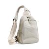 Women's Bag Multi-function Sport Large Capacity Solid Color Chest Bag Travel Backpack