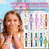 Children's 3D Luminous Cartoon Tattoo Stickers - Cute, Waterproof, Temporary Dress-Up Tattoos.