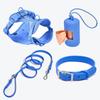 Dog Harness Set PVC Waterproof Chew Proof Small Dogs Leash Collar