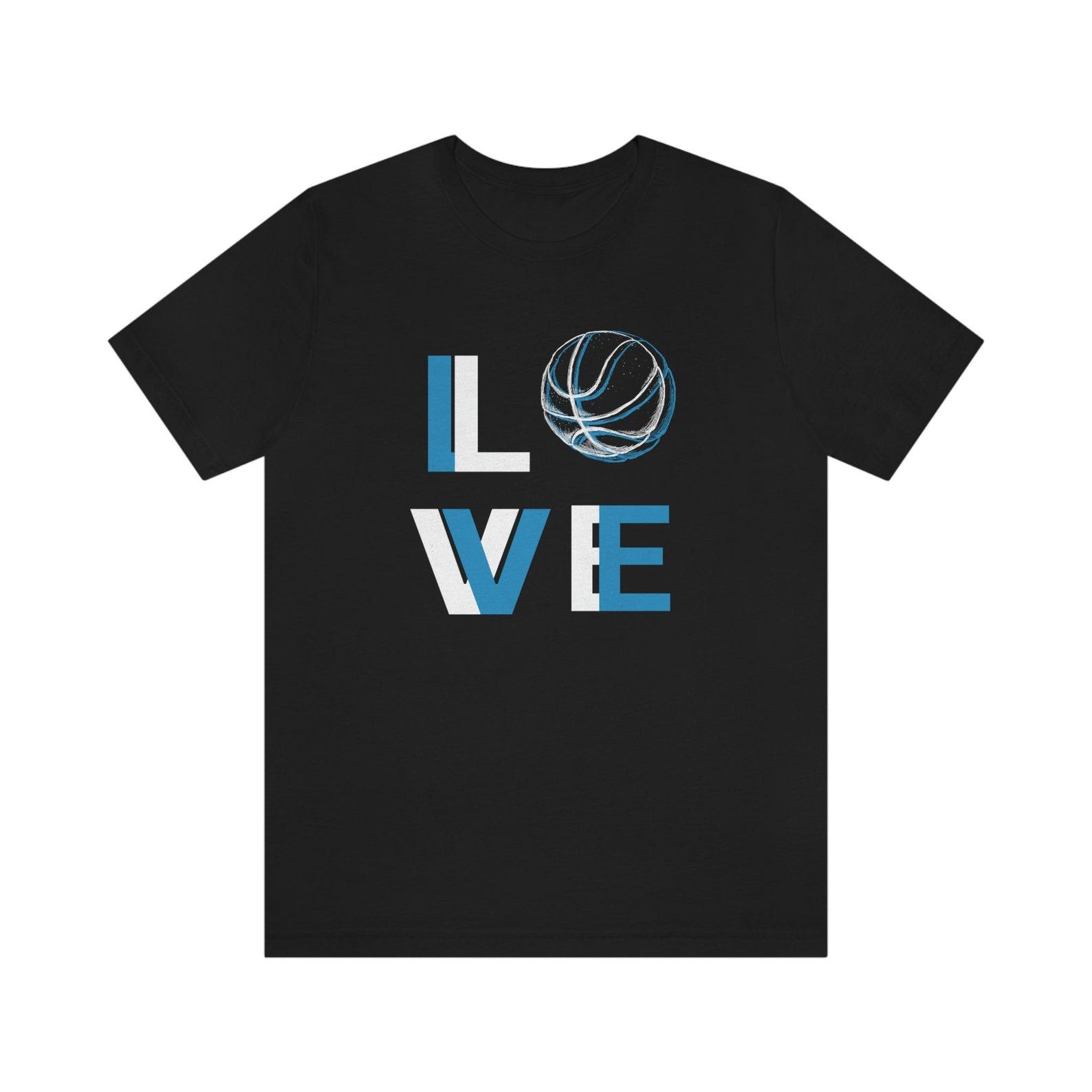 Love Basketball, Basketball T-Shirt, basketball tee, basketball shirt, Unisex Jersey Short Sleeve Tee, basketball tee shirt, basketball S