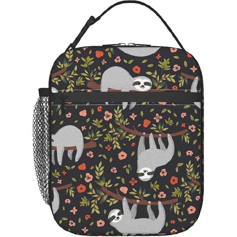 Insulated Lunch Box for Girls Kids Women Dog Lunch Box for Work,Picnic,School,Travel,Hiking,Beach or Fishing Polyester Pet Animal I Love Dogs And