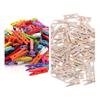 50pcs Colorful Wooden Clip for DIY Decorative Photo Storage and Crafts