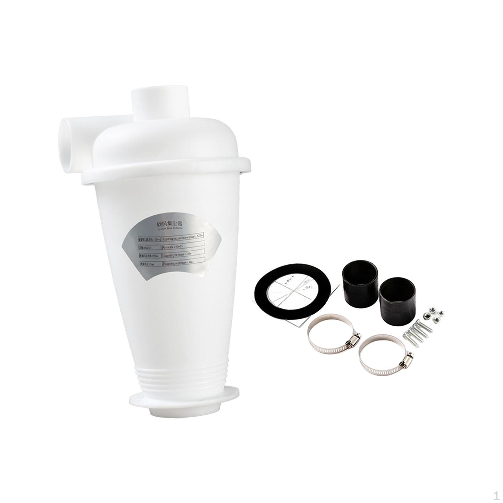 

Циклонный пылесборник Пылесос Фитинги Портативные DIY Легкие Запасные Части белый