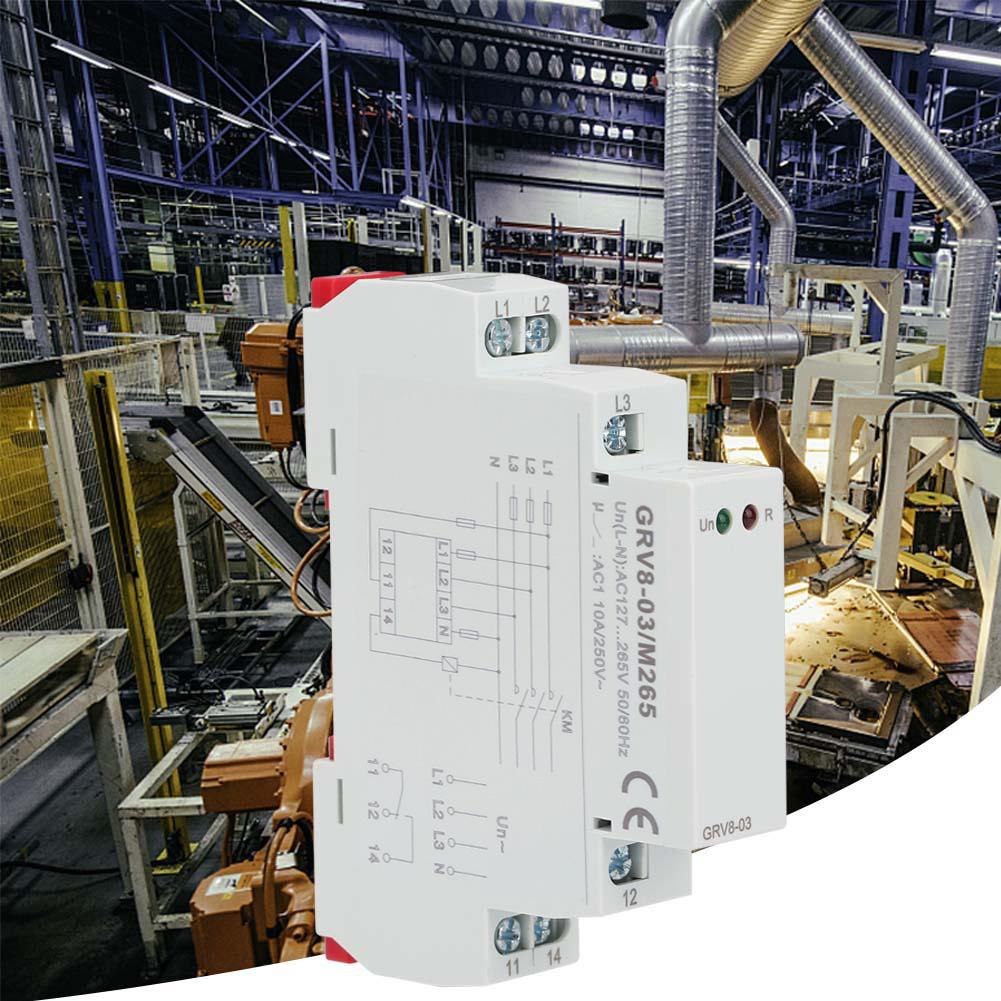 GRV8-03 Three Phase Voltage Monitoring Phase Failure Relay Phase (M460)