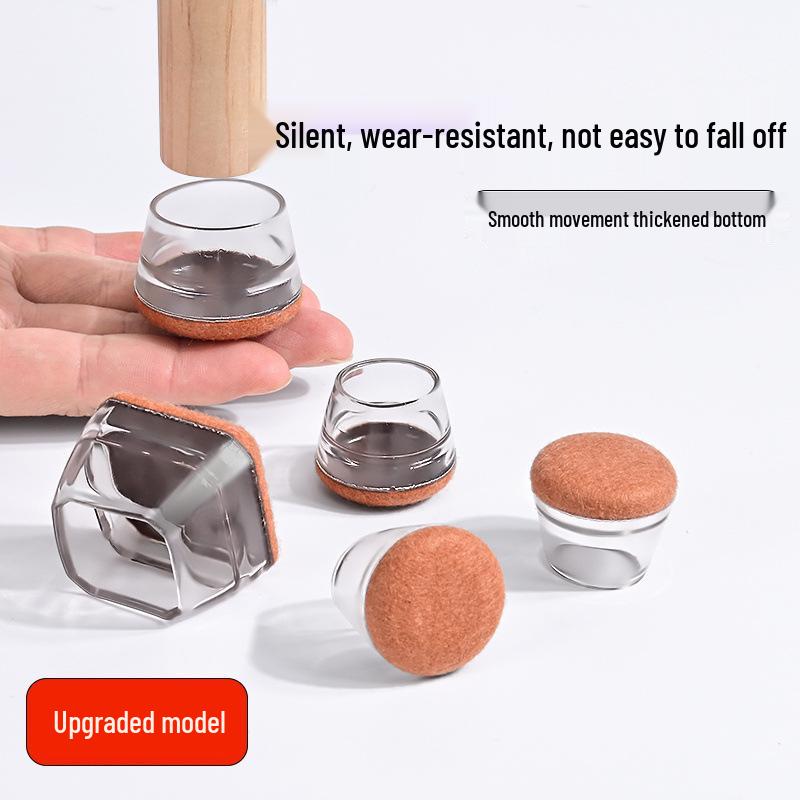Durable Silicone Non-Slip Chair Leg Covers with Noise Reduction & Thickened Edge
