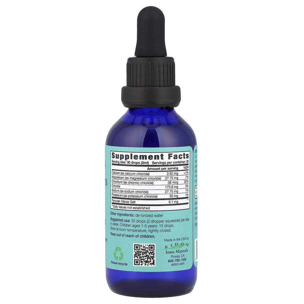 Joniska Mineraler, Elektrolyter, Koncentrat, 60 ml (2 oz)