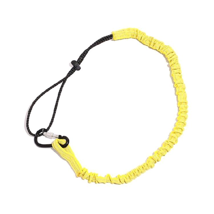 Ремешок для инструмента с карабином с винтовым запиранием, страховочный эластичный ремешок для инструмента