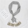 Korean Version of Spring and Summer Long Silk Scarves, Small Scarves, Scarves, Women's Versatile Printing Thin and Narrow Headbands Are Very Good Yao