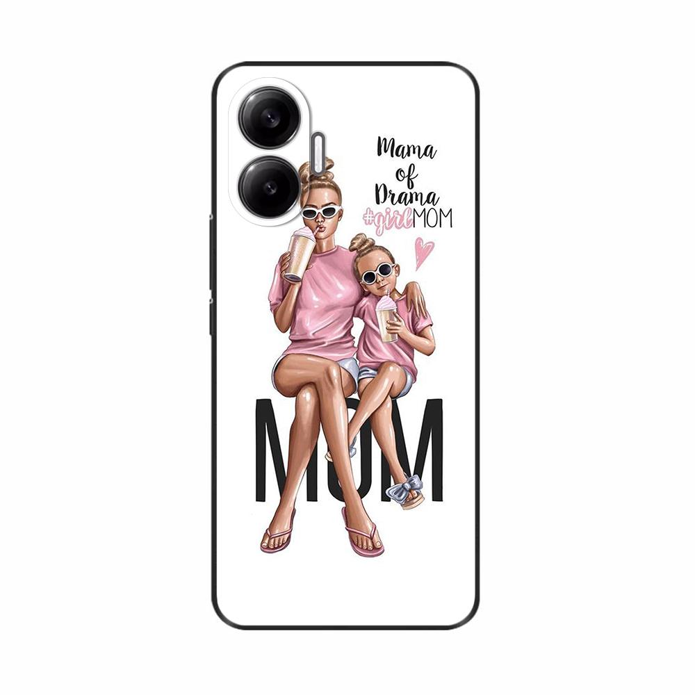 For Xiaomi Poco F7 PocoF7 Phone Cover For Redmi Turbo 4 Pro 5G Case Silicone Cute Love Painted Shockproof Shell Bumper Fundas