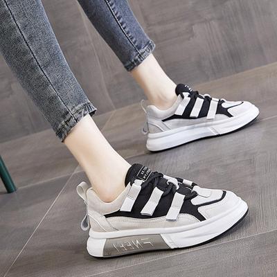 Weiße Schuhe Damen Neue Plateau Weiche Sohle Farblich Passende Damenschuhe Modedesign Mittelschülerin Sportliche Freizeitschuhe Damen