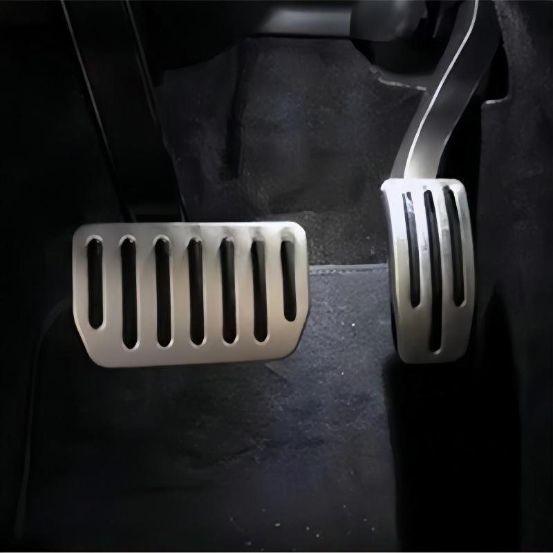 Car Foot Pedal Pads Covers for Tesla Model X For Tesla Model S Inner Accessories Aluminum Alloy Accelerator Brake Rest Pedals