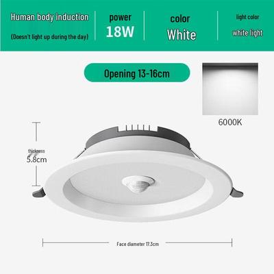 LED-Deckenstrahler mit Bewegungssensor