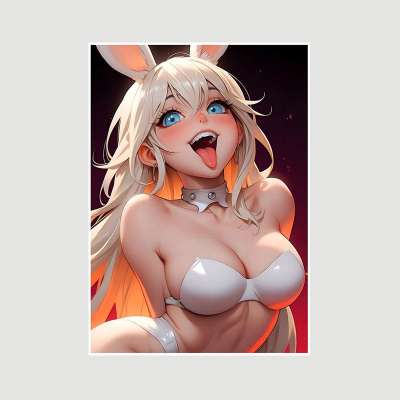 Home Decor Painting Sweet Little Loli Anime Girl Poster Cute Lolita Manga Figure White Paper Posters and Prints Bar Bedroom Decoration Mural