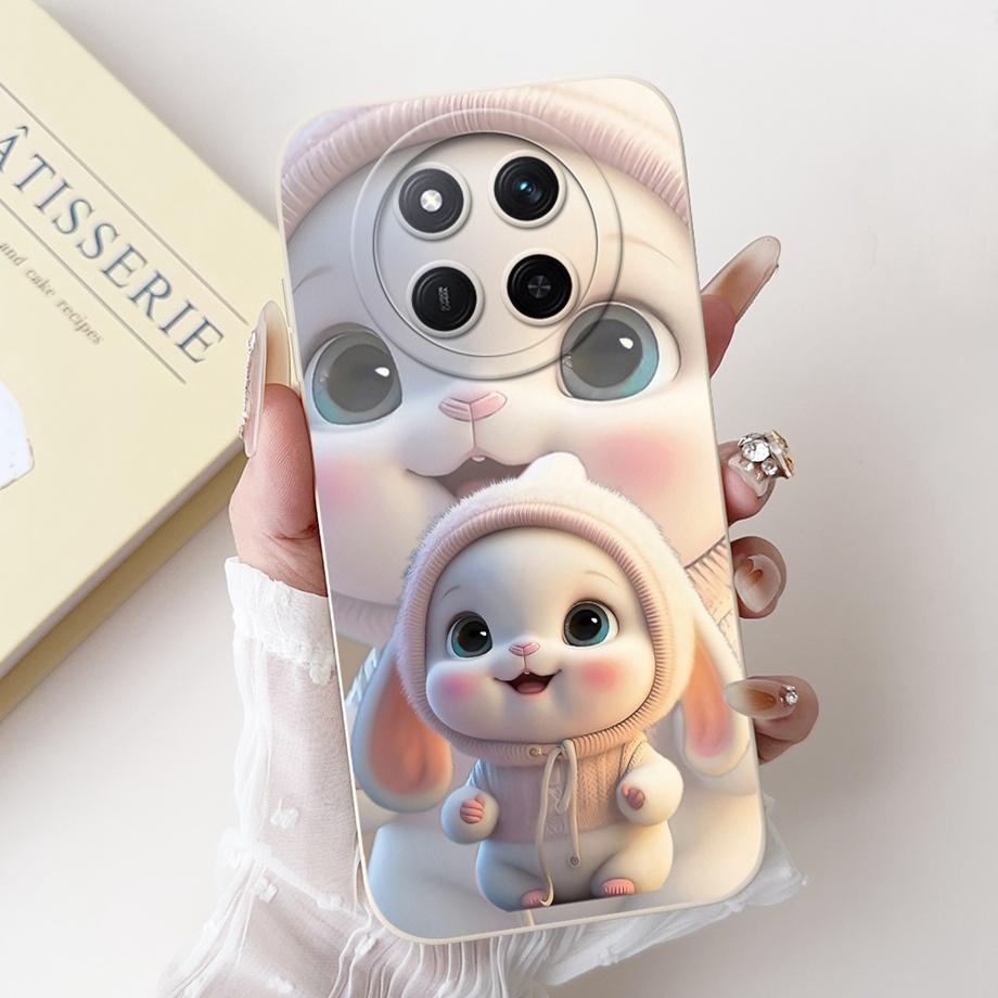 Pour Honor Magic 7 Lite 7 Pro Magic7 Coque de téléphone Magic 5 Lite 6 Lite Housse arrière Silicone Liquide Souple Funda Animaux Mignons Dessin Animé
