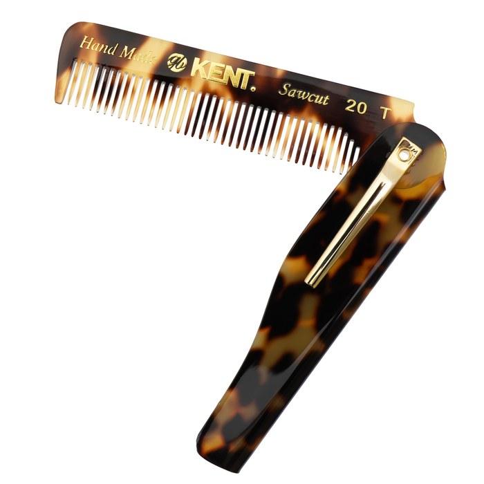 GB KENT Kent Handmade Hair Comb 167mm (Leopard)