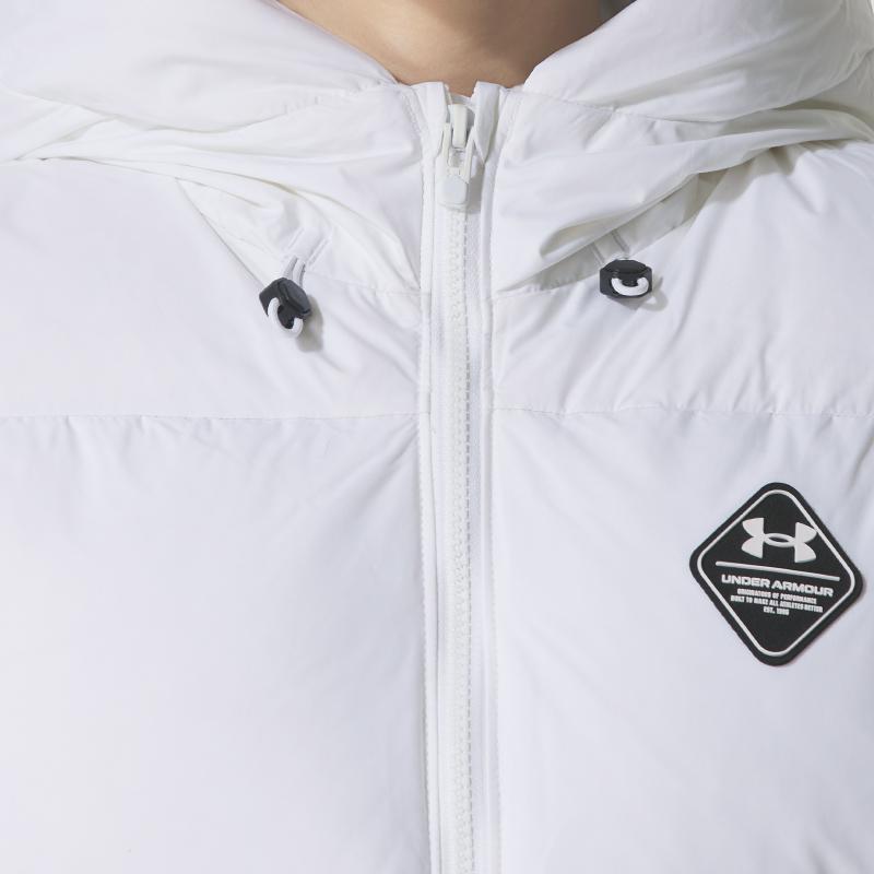 Under Armour Limitless Warm Soft Comfortable Hooded Down Vest Women Vest White 1384650-100