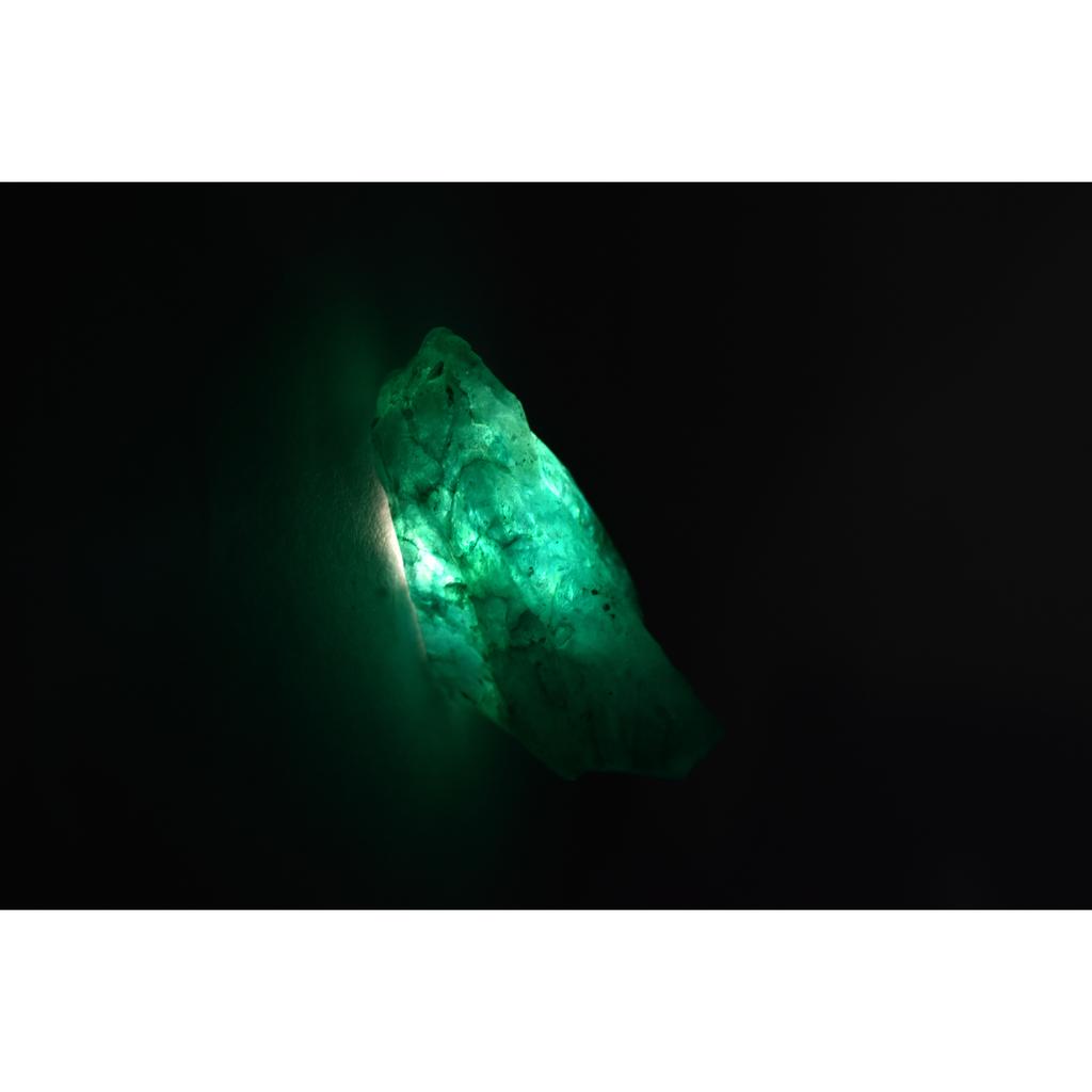 Smeraldo Verde Naturale 168 Carati Certificato Grezzo Non Tagliato Pietra Preziosa Sfusa