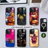 Five Nights At F-Freddys Fnaf Phone Case For iPhone17,16,15,14,13,12,11 Plus,Pro Magnetic For Magsafe Wireless Charging