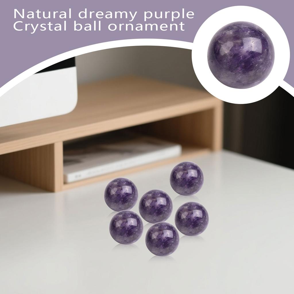 Natural Dreamy Amethyst Ball Amethyst Stone Polished Home Decoration
