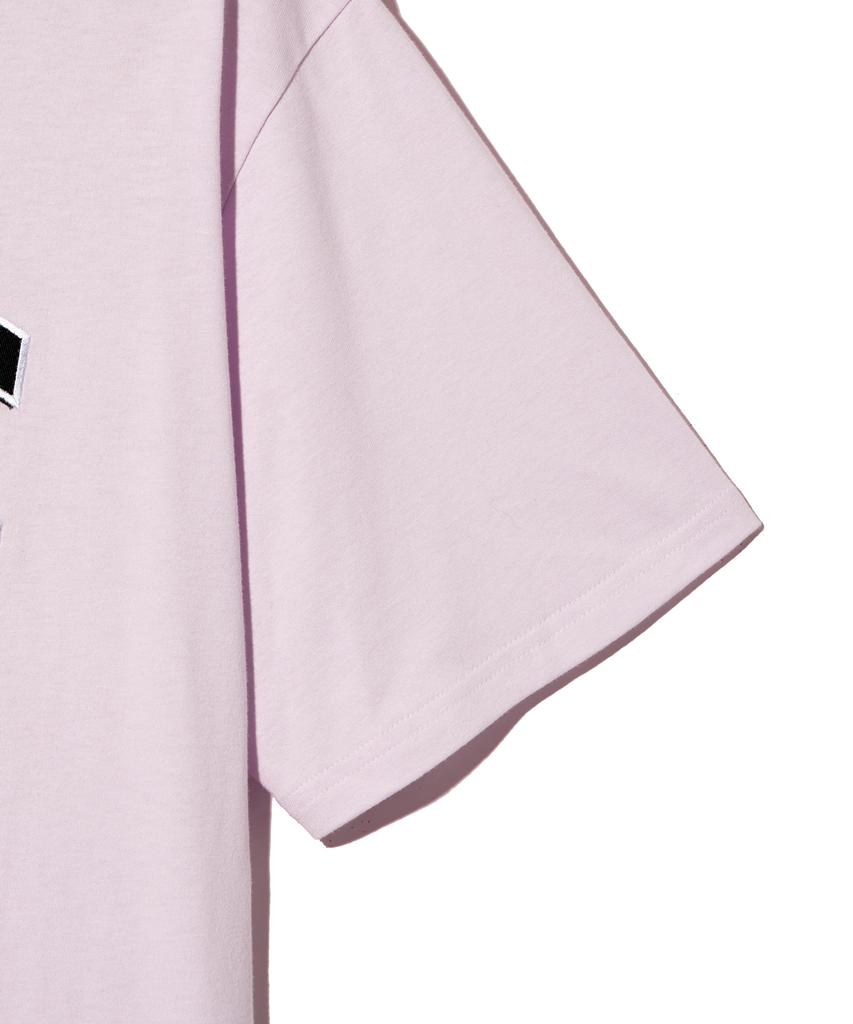 YALE Two-Tone Arch Short Sleeve T-Shirt Light Purple
